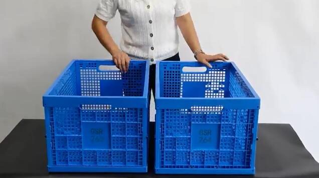 Foldable Feature Plastic Crate