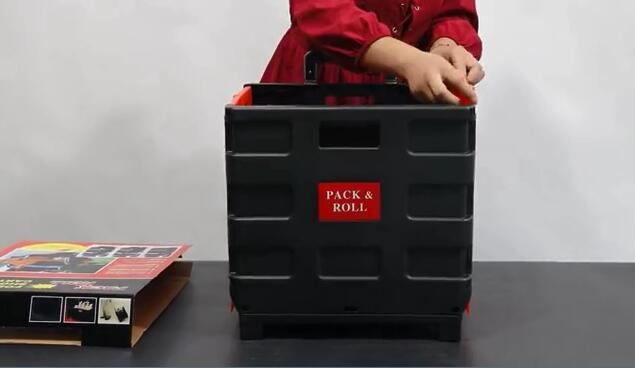Plastic Folding Tie Bar Box