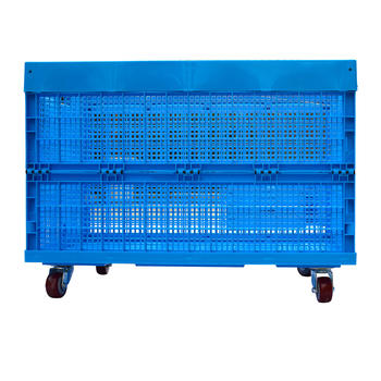 Plastic Storage Folding Large Box Industrial Use Collapsible Crate
