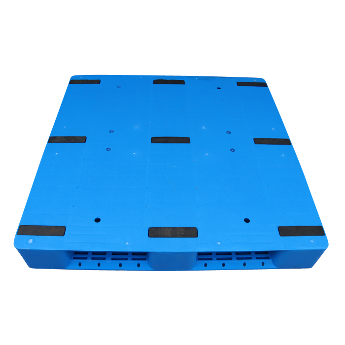 Flat Face Plastic Stackable Transport Packing Pallets For Warehouse Shelves