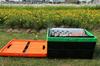 Household Plastic Collapsible Crate for Saving space